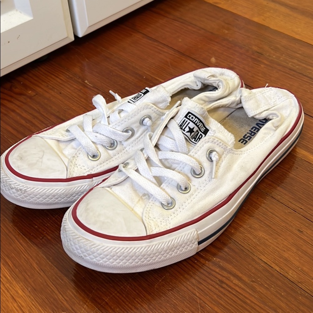 Women’s Size 9 white Converse